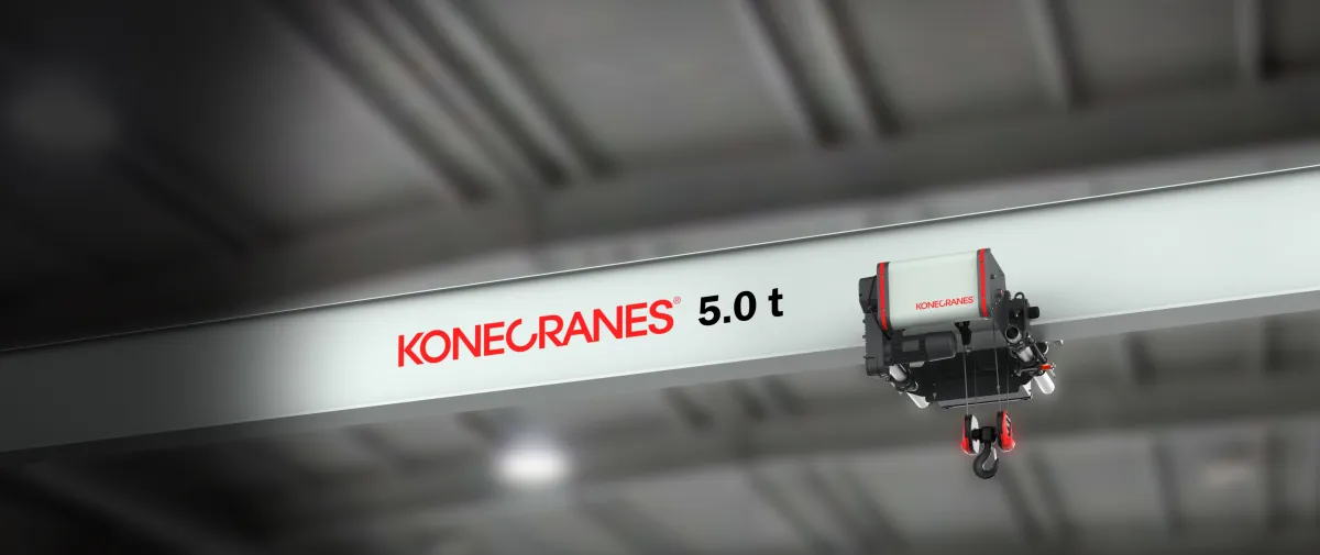 X series crane with wire rope